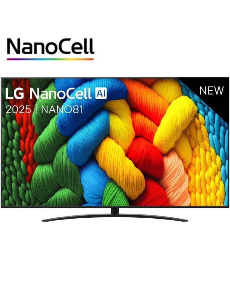 Televisor LG NanoCell 86NANO81A6A 86"/ Ultra HD 4K/ Smart TV/ WiFi