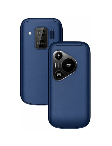 Teléfono Móvil Sunstech CELT24 para Personas Mayores/ Azul 2