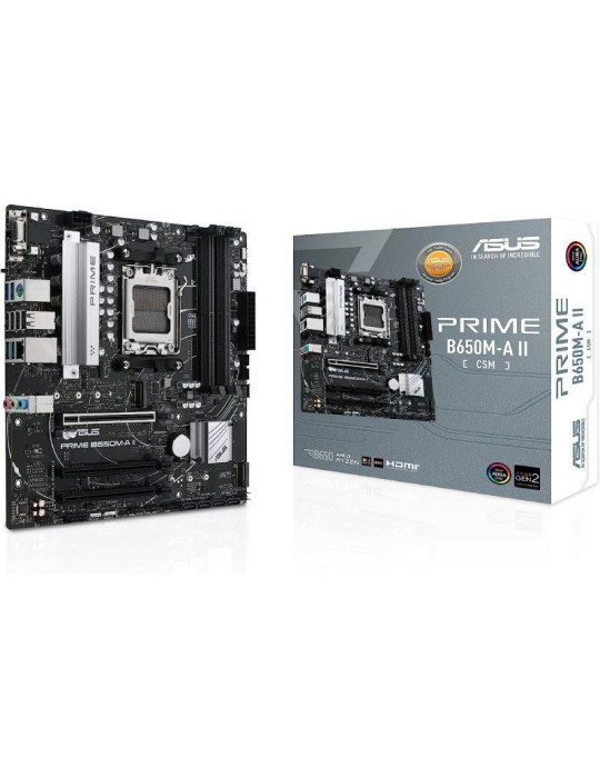 Placa Base Asus Prime B650M-A II-CSM/ Socket AM5/ DDR5/ PCIe 5.0/ Micro ATX