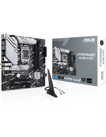 Placa Base Asus PRIME B760M-A WIFI Socket 1700/ DDR5/ PCIe 4.0/ Micro ATX