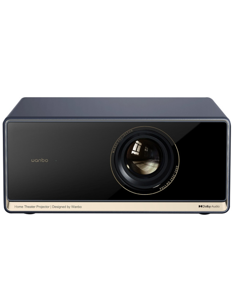 Proyector Portátil Wanbo X5S/ 1100 Lúmenes/ Full HD/ HDMI/ WiFi/ Azul Oscuro