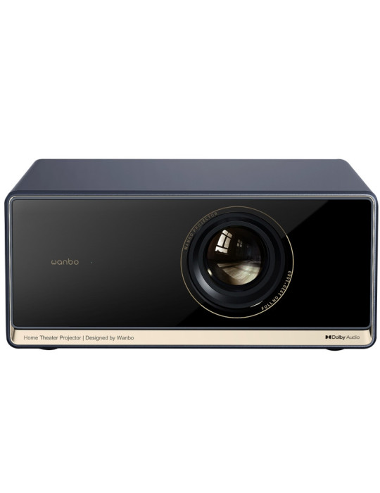 Proyector Portátil Wanbo X5S/ 1100 Lúmenes/ Full HD/ HDMI/ WiFi/ Azul Oscuro