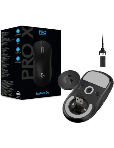 Ratón Gaming Inalámbrico Logitech PRO X Superlight/ Batería recargable/ Hasta 25600 DPI/ Negro 2