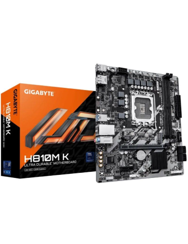 Placa Base Gigabyte H810M K Socket 1851/ DDR5/ PCIe 4.0/ Micro ATX