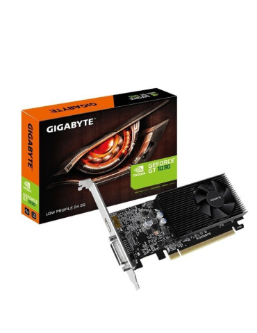 Tarjeta Gráfica Gigabyte GeForce GT 1030 D4 2G/ 2GB GDDR4/ Compatible con Perfil Bajo