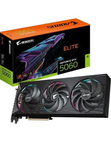 Tarjeta Gráfica Gigabyte AORUS GeForce RTX 5060 Elite/ 8GB GDDR7