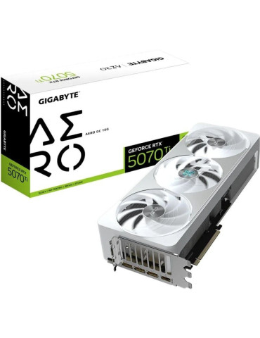 Tarjeta Gráfica Gigabyte GeForce RTX 5070Ti AERO OC/ 16GB GDDR7