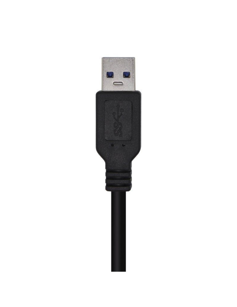Cable USB 3.0 Impresora Aisens A105-0444/ USB Tipo-B Macho - USB Macho/ 5Gbps/ 2m/ Negro
