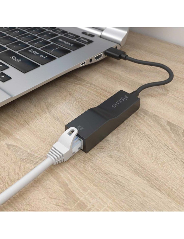 Adaptador USB 3.0 - RJ45 Aisens A106-0766/ 1000Mbps