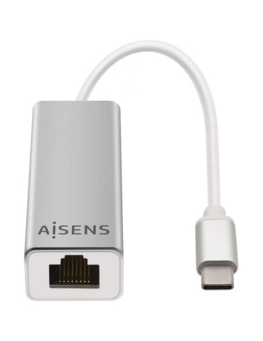 Adaptador USB Tipo-C - RJ45 Aisens A109-0341/ 1000Mbps 2
