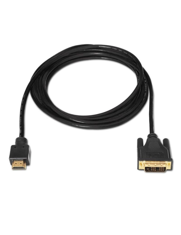Cable HDMI Aisens A117-0090/ DVI Macho - HDMI Macho/ 1.8m/ Negro