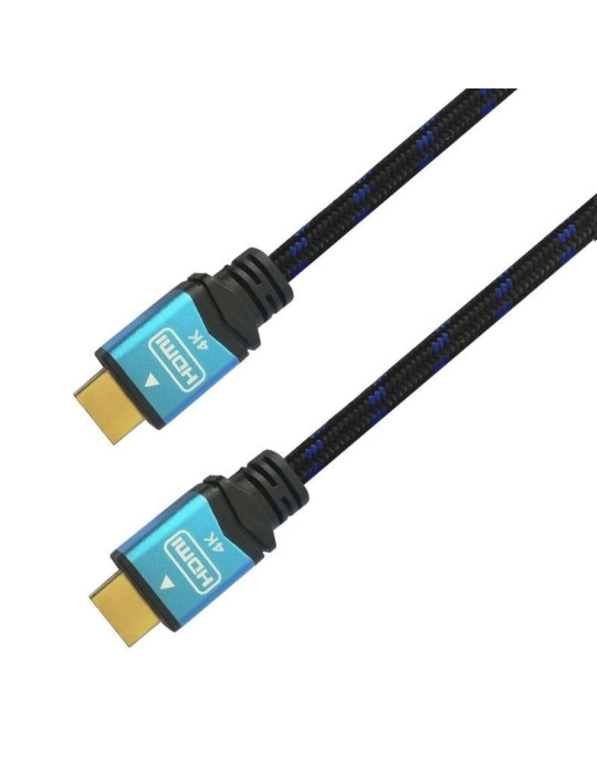 Cable HDMI 2.0 4K Aisens A120-0359/ HDMI Macho - HDMI Macho/ 5m/ Negro y Azul