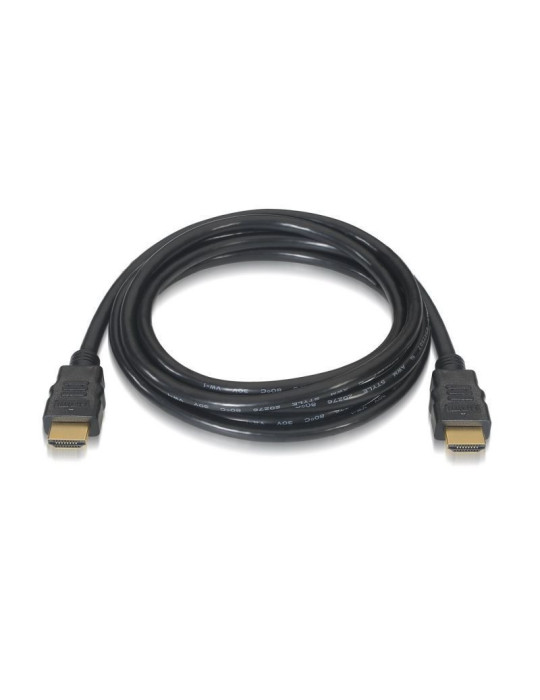 Cable HDMI 2.0 4K Aisens A120-0372/ HDMI Macho - HDMI Macho/ 10m/ Negro