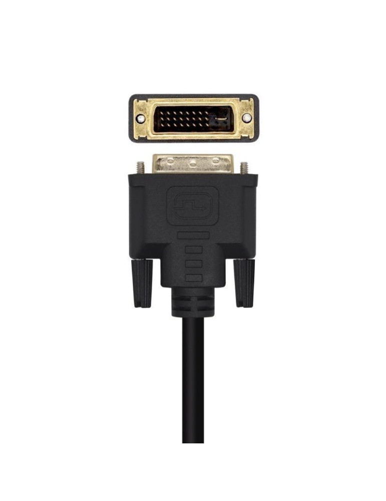 Cable Conversor Aisens A125-0463/ DisplayPort Macho - DVI Macho/ Hasta 5W/ 2300Mbps/ 3m/ Negro