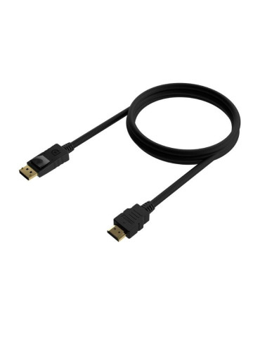 Cable Conversor Aisens A125-0550/ Displayport Macho - HDMI Macho/ Hasta 5W/ 2300Mbps/ 50cm/ Negro 2
