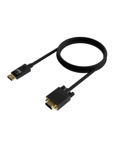 Cable Conversor Aisens A125-0552/ DisplayPort Macho - VGA Macho/ Hasta 5W/ 2300Mbps/ 1m/ Negro 2