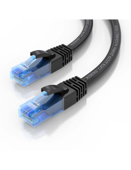 Cable de Red RJ45 AWG26 CCA UTP Aisens A135-0846 Cat.6/ 3m/ Negro