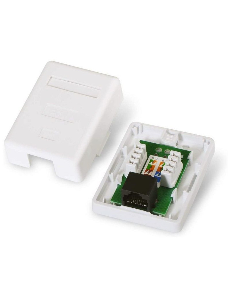 Roseta de Superficie Aisens A139-0301/ Cat.6/ 1 Toma