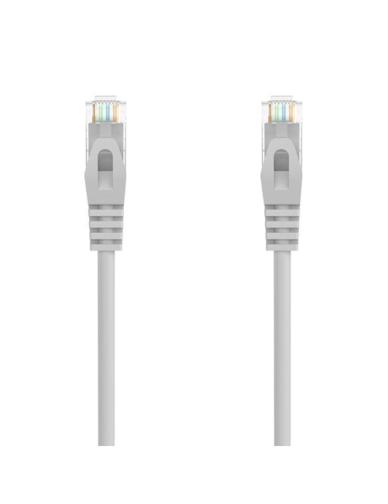 Cable de Red RJ45 AWG24 UTP Aisens A145-0555 Cat.6A/ LSZH/ 20m/ Gris