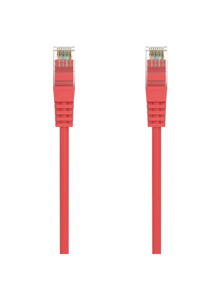 Cable de Red RJ45 AWG24 UTP Aisens A145-0559 Cat.6A/ LSZH/ 1m/ Rojo