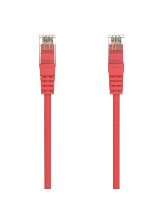 Cable de Red RJ45 AWG24 UTP Aisens A145-0559 Cat.6A/ LSZH/ 1m/ Rojo