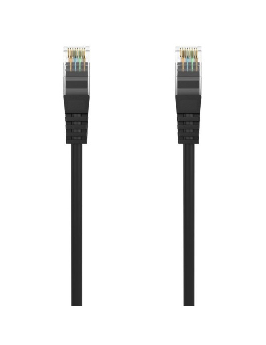 Cable de Red RJ45 AWG24 UTP Aisens A145-0585 Cat.6A/ LSZH/ 30cm/ Negro
