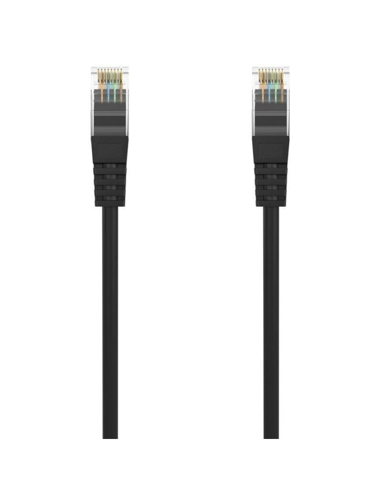 Cable de Red RJ45 AWG24 UTP Aisens A145-0586 Cat.6A/ LSZH/ 50cm/ Negro