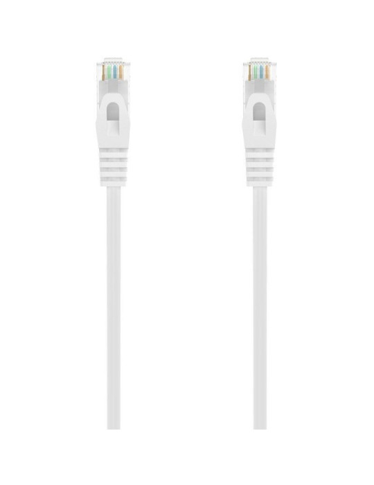 Cable de Red RJ45 AWG24 UTP Aisens A145-0591 Cat.6A/ LSZH/ 25cm/ Blanco