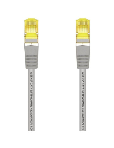 Cable de Red RJ45 S/FTP Aisens A146-0332 Cat.7/ 25cm/ Gris 2