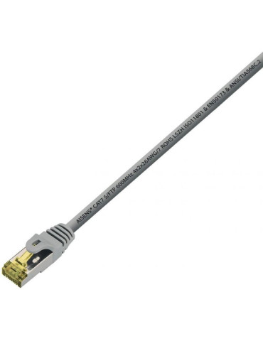 Cable de Red RJ45 S/FTP Aisens A146-0334/ Cat.7/ 1m/ Gris 2