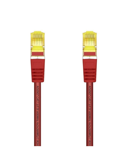 Cable de Red RJ45 SFTP Aisens A146-0471 Cat.7/ 2m/ Rojo