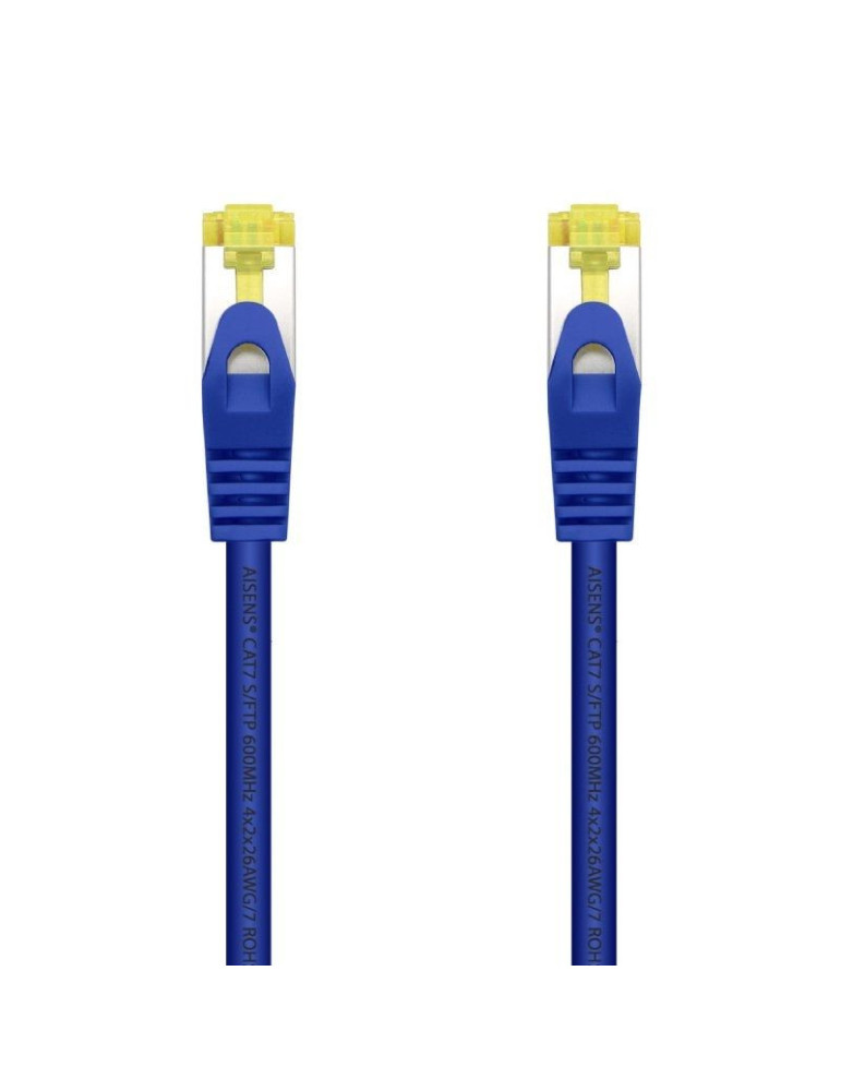 Cable de Red RJ45 SFTP Aisens A146-0476 Cat.7/ 25cm/ Azul