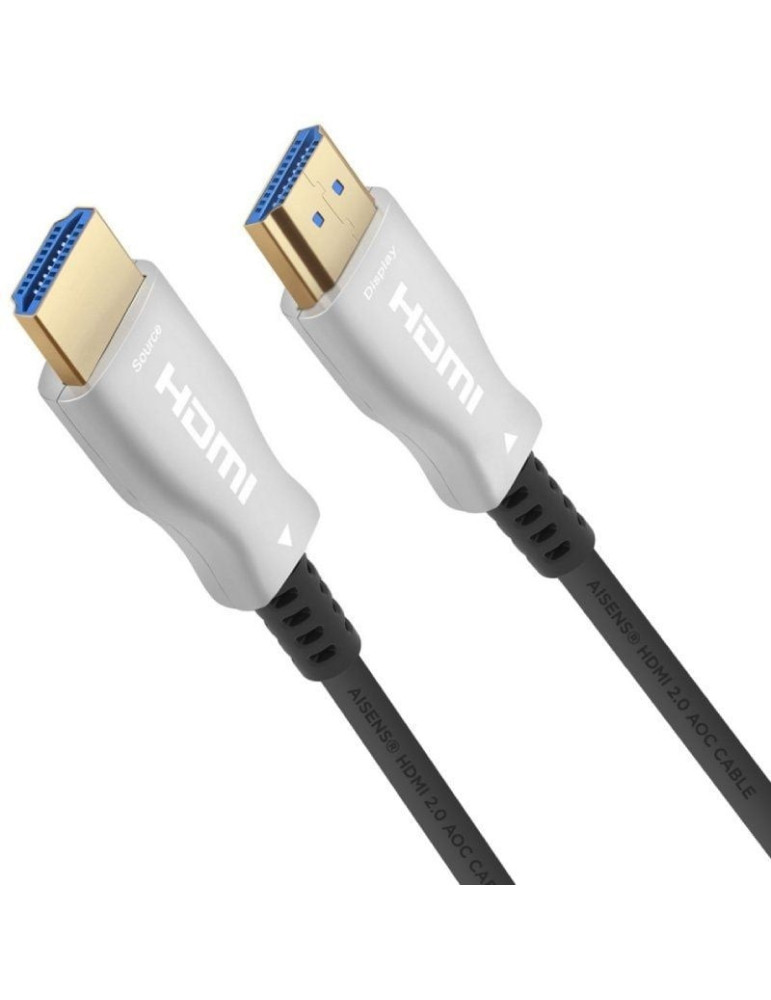 Cable HDMI 2.0 AOC 4K Aisens A148-0379/ HDMI Macho - HDMI Macho/ 30m/ Negro