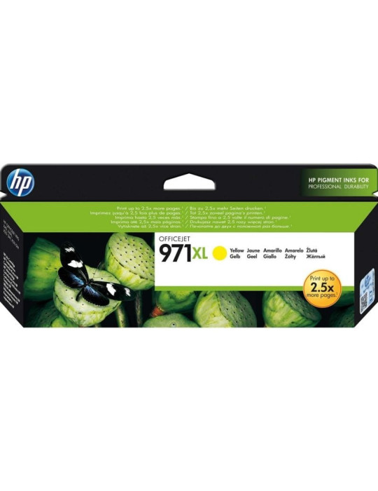 Cartucho de Tinta Original HP n 971 XL Alta Capacidad/ Amarillo