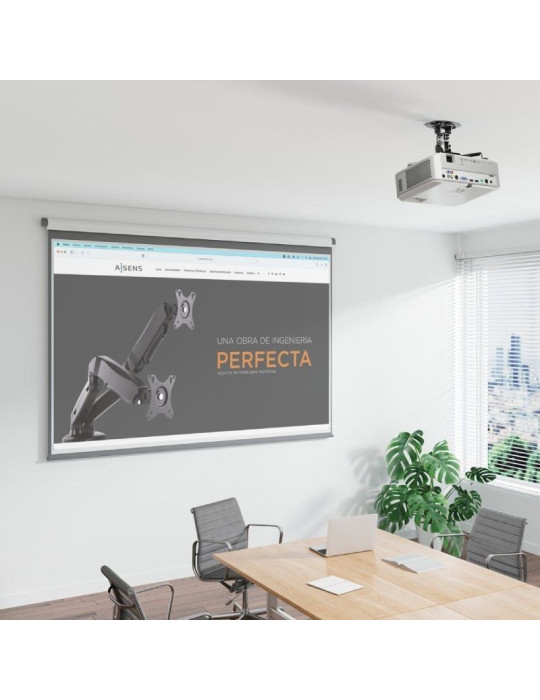 Soporte de Techo/ Pared para Proyector Aisens CP03TSR-127/ Giratorio/ Inclinable/ hasta 13.5kg