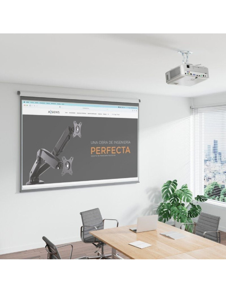 Soporte de Techo/ Pared para Proyector Aisens CP03TSR-129/ Giratorio/ Inclinable/ hasta 13.5kg