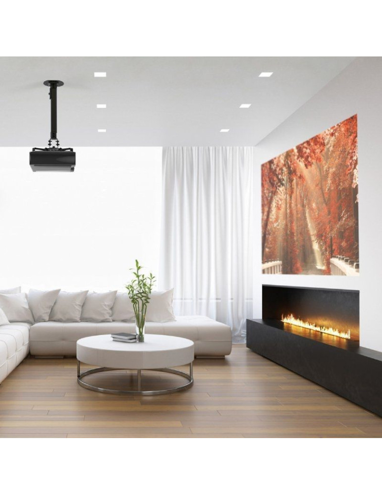 Soporte de Techo/ Pared para Proyector Aisens CP04TSRE-131/ Giratorio/ Inclinable/ Extensible/ hasta 13.5kg