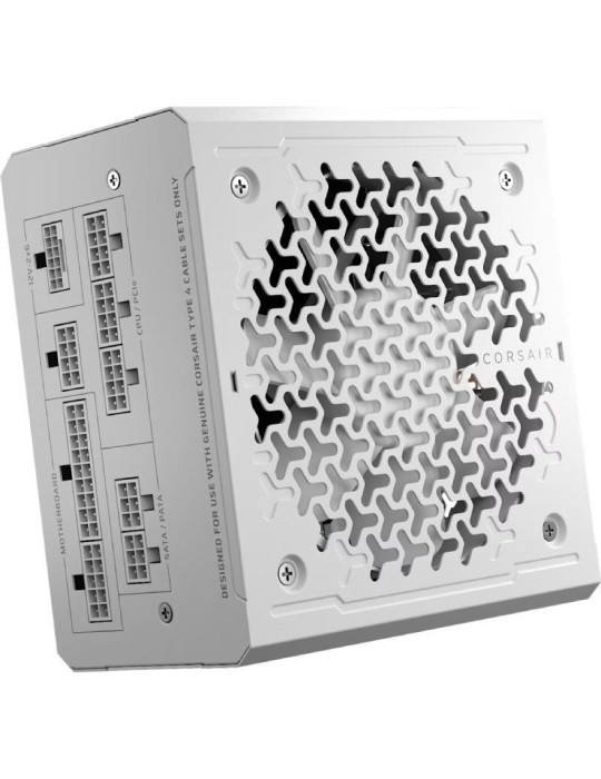 Fuente de Alimentación Corsair RM1000/ 1000W/ Ventilador 12cm/ Cybenetics Gold/ Blanca