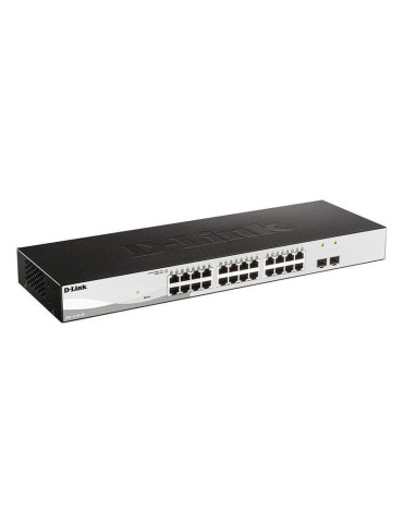Switch Smart Plus D-Link DGS-1210-26 26 Puertos/ RJ-45 10/100/1000/ SFP 2