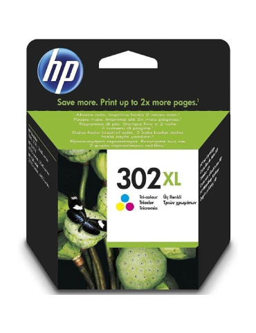 Cartucho de Tinta Original HP n 302 XL Alta Capacidad/ Tricolor