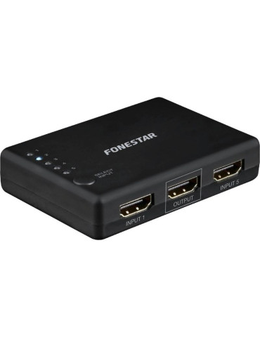 Conmutador HDMI Fonestar FO-22SW51/ 5 Entradas-1 Salida