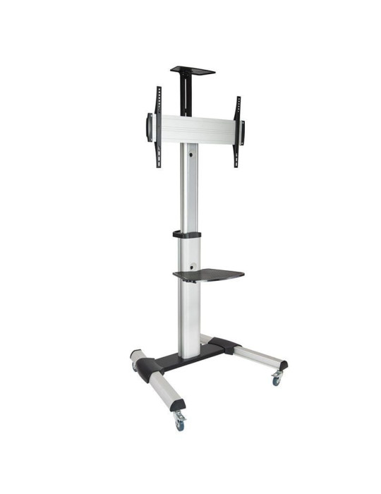 Soporte de Suelo Inclinable/ Ajustable con Ruedas TooQ FS1870M-B para TV de 37-70"/ hasta 50kg
