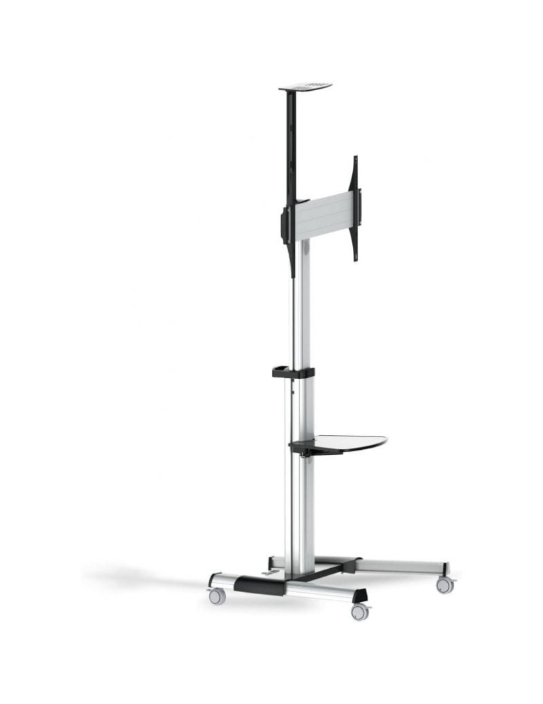 Soporte de Suelo Inclinable/ Ajustable con Ruedas TooQ FS1870M-B para TV de 37-70"/ hasta 50kg