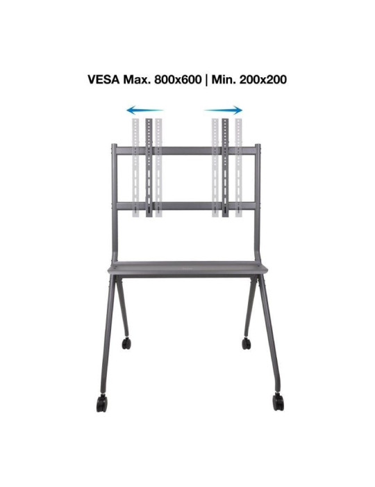 Soporte de Suelo con Ruedas TooQ FS20205M-B para TV de 50-86"/ hasta 120kg