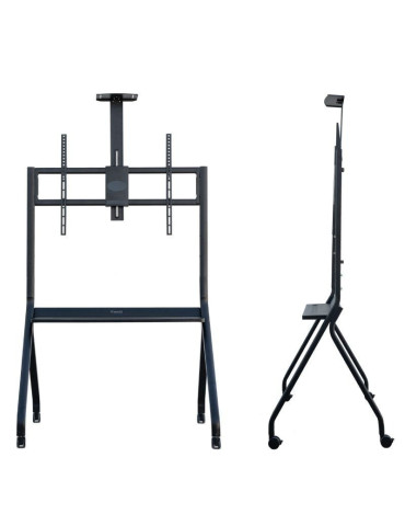 Soporte de Suelo con Ruedas TooQ FS20208M-B para TV de 55-100"/ hasta 120kg 2