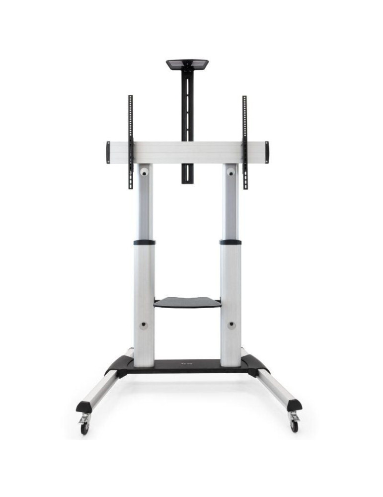Soporte de Suelo Inclinable/ Ajustable con Ruedas TooQ FS20300M-B para TV de 60-100"/ hasta 100kg