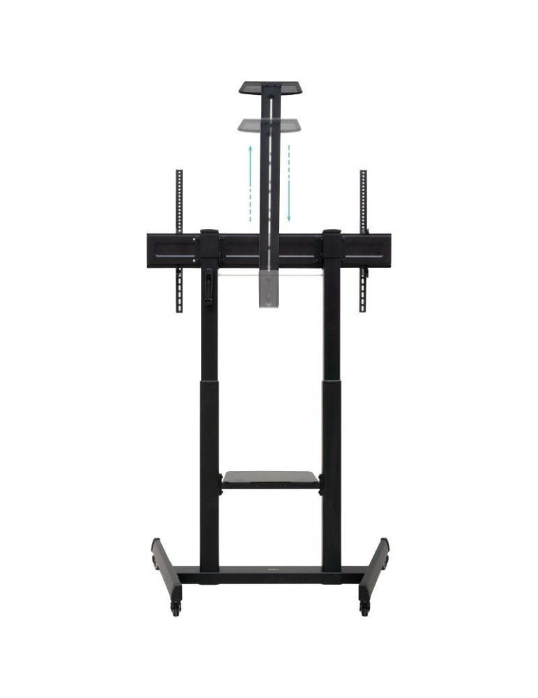 Soporte de Suelo Inclinable con Ruedas TooQ FS20406HM-B para TV de 60-100"/ hasta 120kg