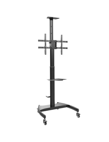 Soporte de Suelo Inclinable/ Giratorio con Ruedas y Manivela Aisens FT70TE-169 para TV 37-70"/ hasta 50kg