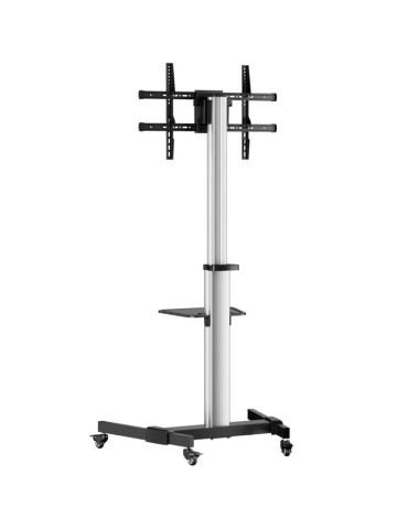 Soporte de Suelo Inclinable con Ruedas Aisens FT86TRE-197 para TV 37-86"/ hasta 50kg 2