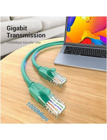Cable de Red RJ45 UTP Vention IBEGH Cat.6/ 2m/ Verde 2